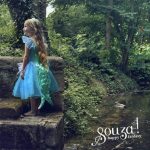 Zeemeermin jurk staart + tiara + toverstaf