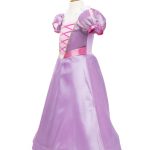 Rapunzel jurk met hoepel + haarband