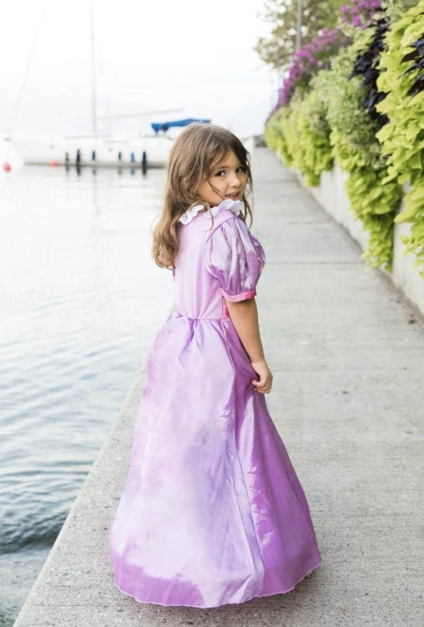 Rapunzel jurk met hoepel + haarband - Afbeelding 2