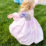Rapunzel prinsessen jurk + haarband