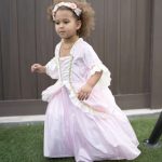 Doornroosje jurk - roze prinsessen jurk