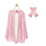 Prinsessen cape + handschoenen - maat 110/116
