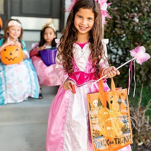 Doornroosje jurk + accessoires- roze prinsessenjurk - Afbeelding 3