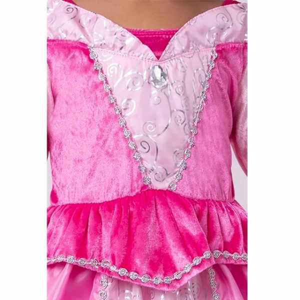 Doornroosje jurk + accessoires- roze prinsessenjurk - Afbeelding 2
