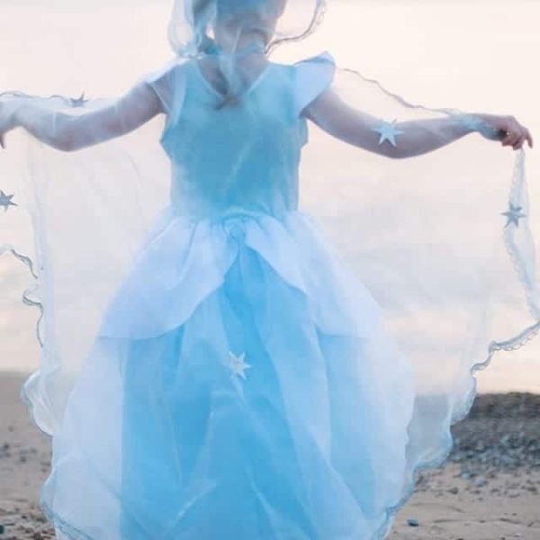 Frozen Elsa prinsessen cape   – capuchon - Afbeelding 3