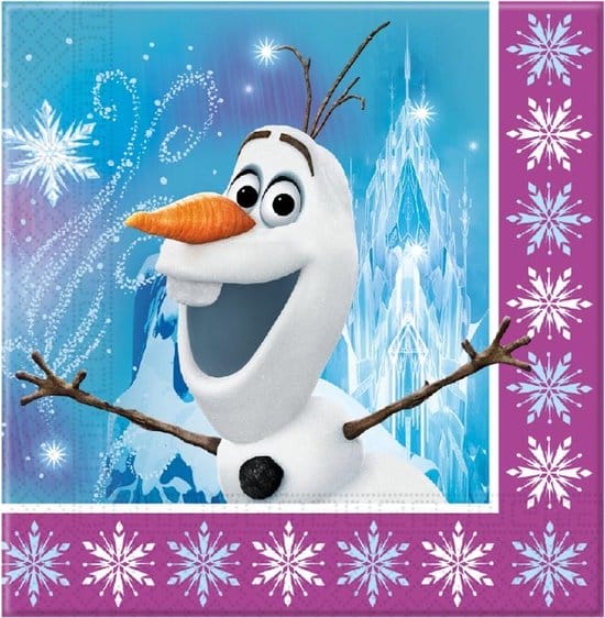 Servetten - voor bij je Frozen feestje - Afbeelding 2