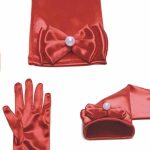 Prinsessen handschoenen - rood - voor bij je Sneeuwwitje jurk