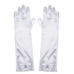 Prinsessen handschoenen - wit - voor bij je Frozen jurk