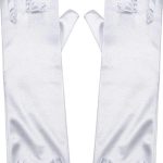 Prinsessen handschoenen - wit - voor bij je Frozen jurk