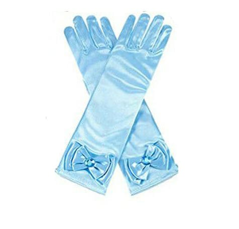 Prinsessen handschoenen - roze - voor bij je Frozen jurk - Afbeelding 4