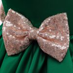 Feestjurk meisje - prinsessenjurk - Groen