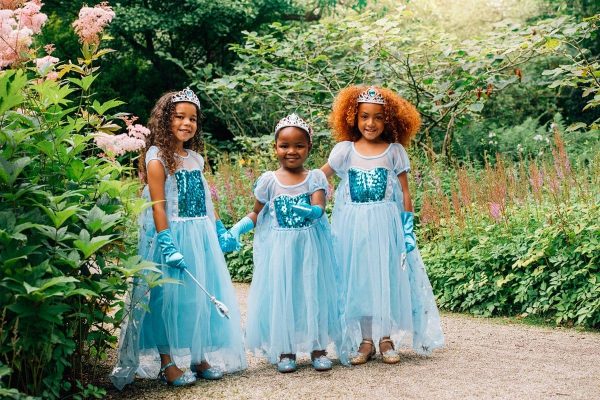 Laatste stuks - Frozen Elsa jurk + accessoires - prinsessenjurk - Afbeelding 2