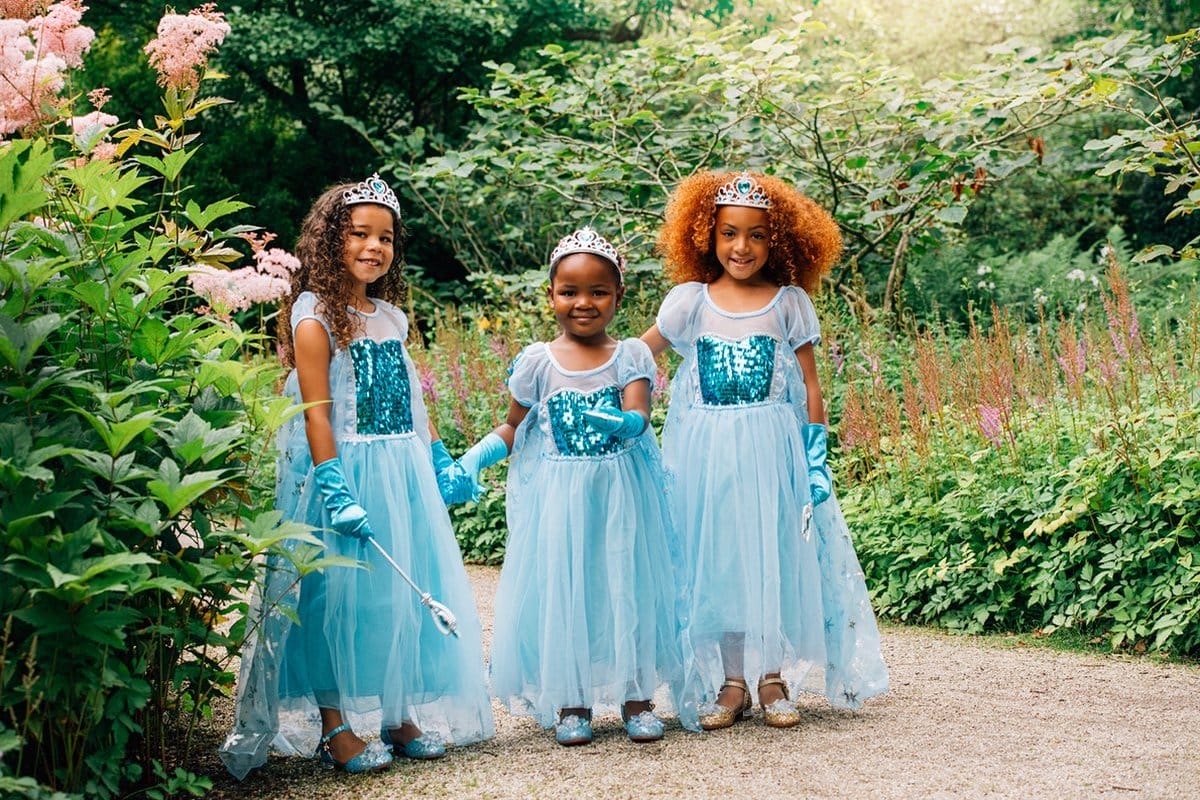 Frozen Elsa jurk + accessoires - prinsessenjurk - Afbeelding 2