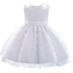 Feestjurk meisje - prinsessenjurk - baby - wit