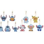 Diamond Painting - 10 x Sleutelhanger - Stitch - Pokemon - Dubbelzijdig