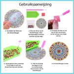 Diamond Painting Sleutelhanger - Stitch - Pokemon Dubbelzijdig