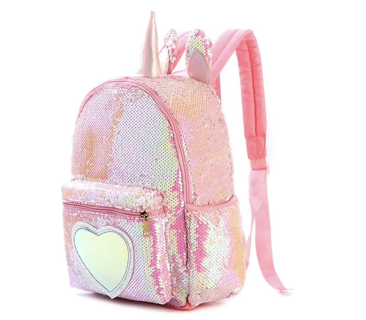 Schooltas - Rugzak Meisje - Eenhoorn rugtas - Unicorn rugzak - Afbeelding 4