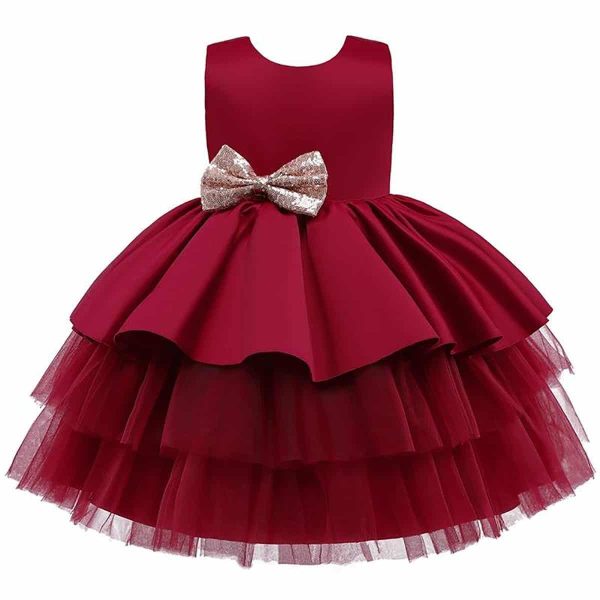 Feestjurk meisje - prinsessenjurk - rood