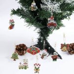 Diamond Painting Sleutelhanger - Dubbelzijdig - 21 x sleutelhanger - Kerst - Kerstman - Rendier - Volwassenen - Hobby - Kinderen - volledig pakket - Kinderfeestje - Maak je eigen sleutelhanger - Hanger voor in de kerstboom