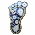 Diamond Painting Sleutelhanger - Dubbelzijdig - Voet- Voetjes - 4 x sleutelhanger - Volwassenen - Hobby - Kinderen - volledig pakket - Kinderfeestje - Zelf sleutelhanger maken - Hanger voor aan je tas