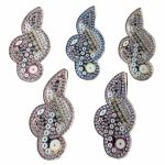 Diamond Painting Sleutelhanger - Dubbelzijdig - 5 x sleutelhanger - Muzieknoot - Muziek - Volwassenen - Hobby - Kinderen - volledig pakket - Kinderfeestje - Sleutelhanger - Hanger