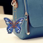 Diamond Painting Sleutelhanger - Volwassenen - Dieren - Vlinder - Hobby - Kinderen - volledig pakket - Kinderfeestje - Sleutelhanger - Hanger