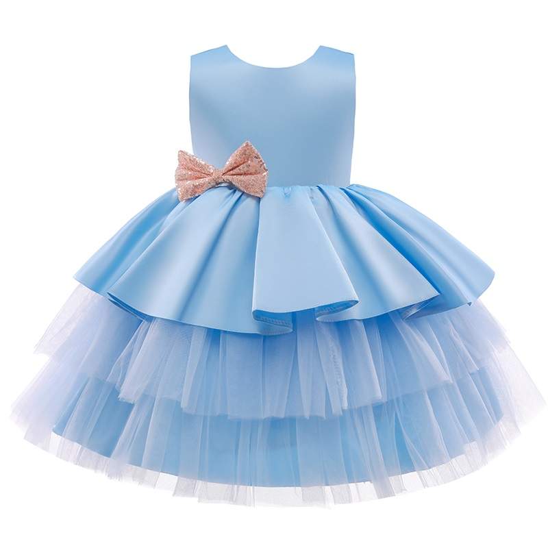 Feestjurk meisje - prinsessenjurk - wit - Afbeelding 16