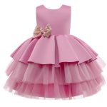 Feestjurk meisje - prinsessenjurk - roze