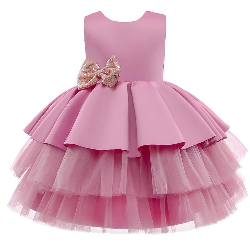 Feestjurk meisje - prinsessenjurk - roze