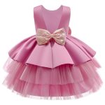 Feestjurk meisje - prinsessenjurk - roze