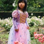 Rapunzel jurk + tiara + haarband + handschoenen + sieradenset