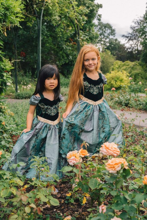 Carnavalsdeal Frozen Anna jurk + Accessoires - Luxe Prinsessenjurk - Afbeelding 2