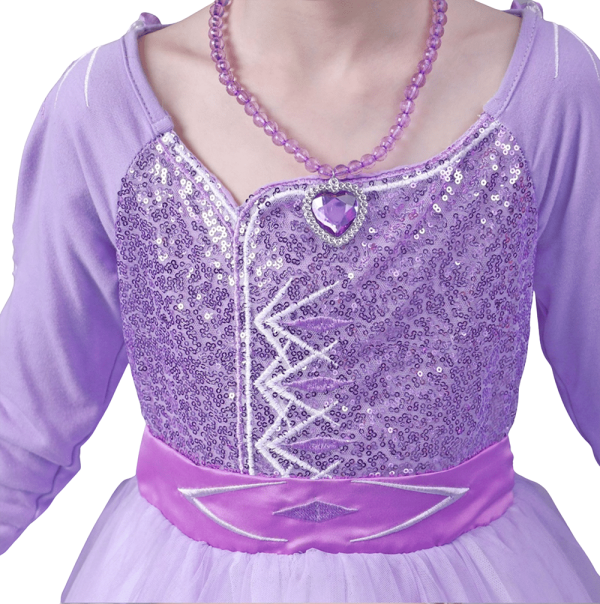 Frozen Elsa jurk - Prinsessenjurk meisje - Paars - Afbeelding 5