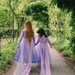 Frozen Elsa jurk - Prinsessenjurk meisje - Paars