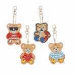 Diamond Painting Sleutelhanger Beer - Volwassenen - Hobby - Kinderen
