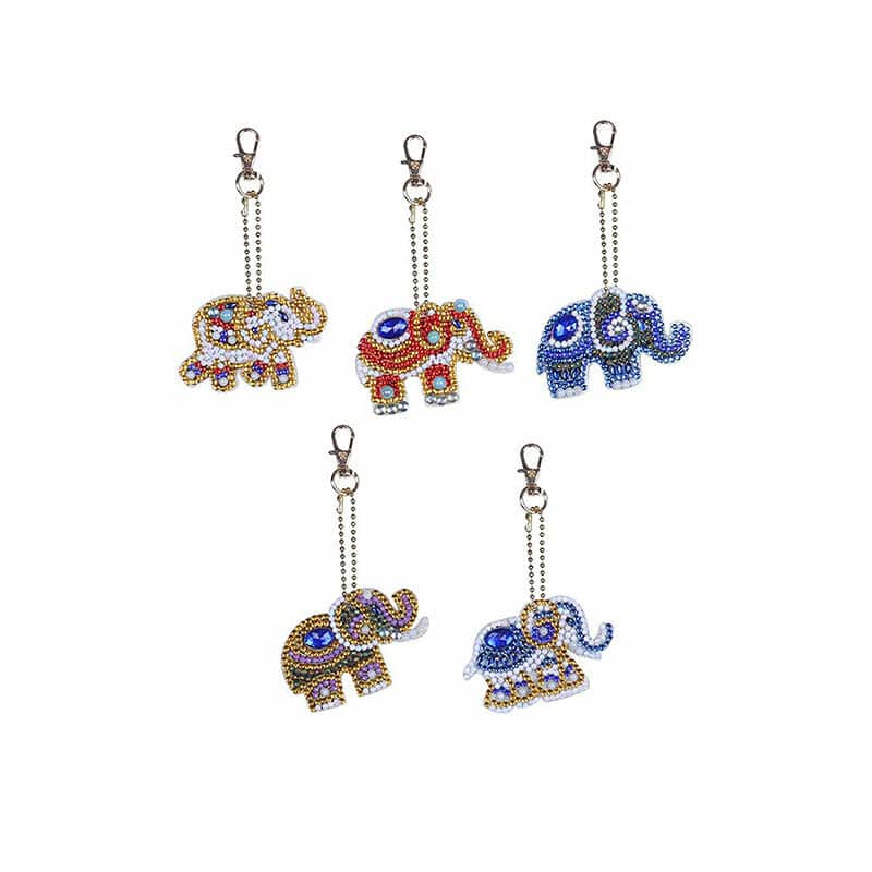Diamond Painting Sleutelhanger Beer - Volwassenen - Hobby - Kinderen - Afbeelding 9
