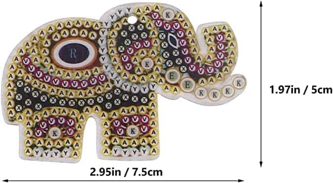 Diamond Painting Olifant - Volwassenen - Hobby - Kinderen - Afbeelding 3
