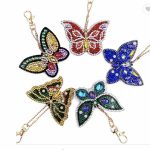 Diamond Painting Vlinder - Volwassenen - Hobby - Kinderen - volledig pakket - Kinderfeestje - Sleutelhanger - Hanger