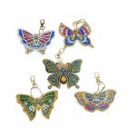Diamond Painting Vlinder - Volwassenen - Hobby - Kinderen - volledig pakket - Kinderfeestje - Sleutelhanger - Hanger
