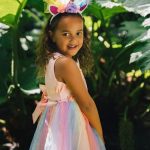 Unicorn jurk - Eenhoorn jurk - Prinsessenjurk meisje - Roze