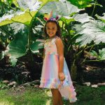 Unicorn jurk - Eenhoorn jurk - Prinsessenjurk meisje - Roze