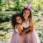 Unicorn jurk - Eenhoorn jurk - Prinsessenjurk meisje - Roze