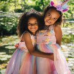 Unicorn jurk - Eenhoorn jurk - Prinsessenjurk meisje - Roze