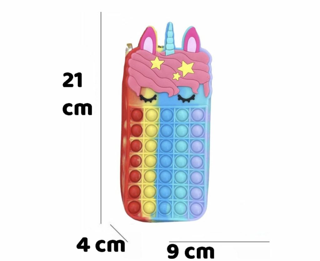 3-Pack-Fidget Toys-Pop It-rood-unicorn - Afbeelding 5