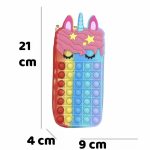 3-Pack-Fidget Toys-Pop It-rood-unicorn
