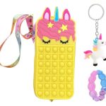 3-Pack-Fidget Toys-Pop It-rood-unicorn