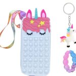 3-Pack-Fidget Toys-Pop It-rood-unicorn