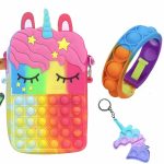 3-Pack-Fidget Toys-Pop It-multi-unicorn