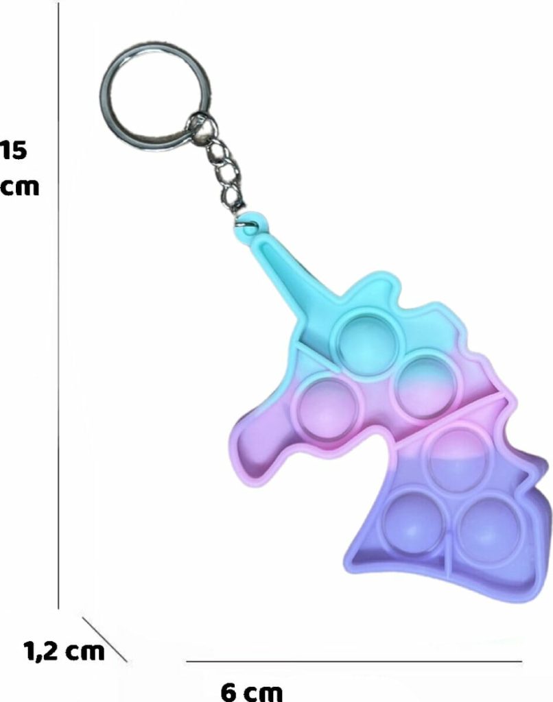 3-Pack-Fidget Toys-Pop It-multi-unicorn - Afbeelding 7
