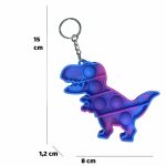 Fidget Toys-Dinosaurus-Pop It-Sleutelhanger